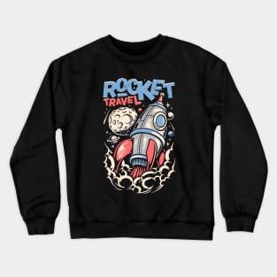 Rocket Travel Crewneck Sweatshirt